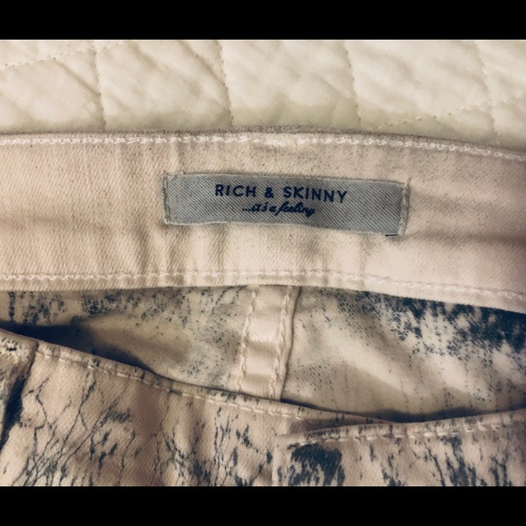 Rich and Skinny White with Black Crackle Skinnies - Picture 6 of 7